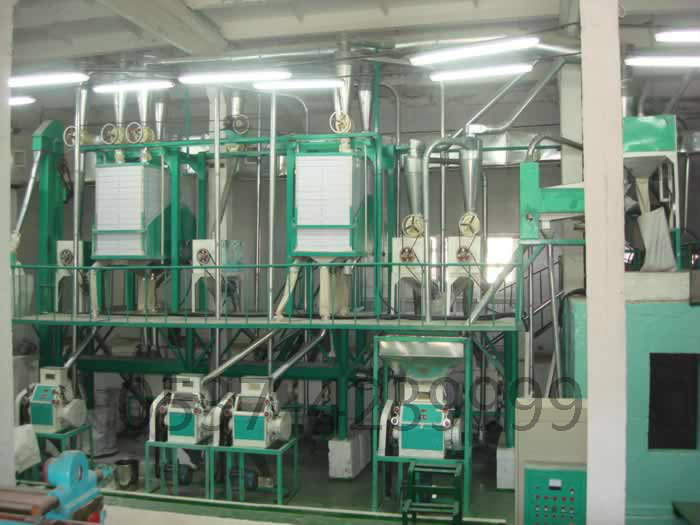 蒙古国40吨成套面粉机组成功案例