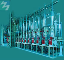 地平式结构15-40吨面粉成套设备